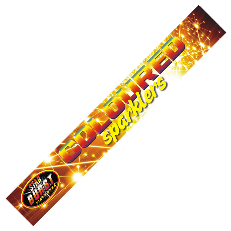 10" Coloured Sparklers